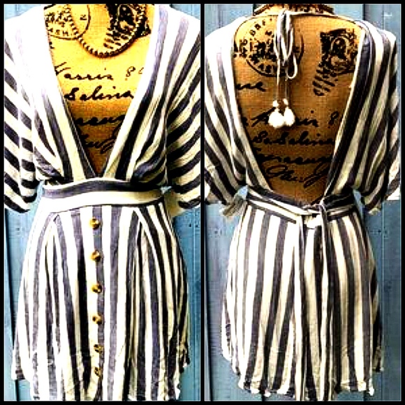 essue Tops - SALE GET IT NOW  striped Boho  SHIRT/DRESS top new